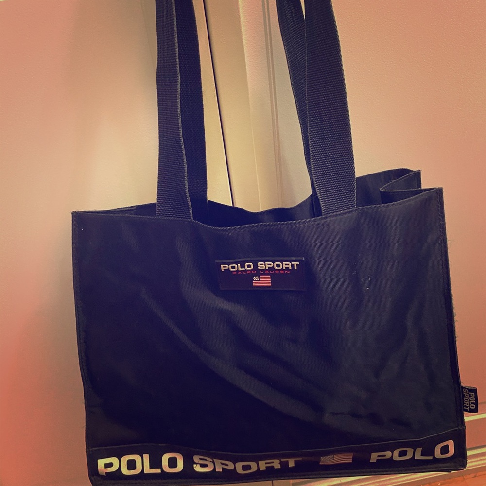 Vintage polo sport hobo bag